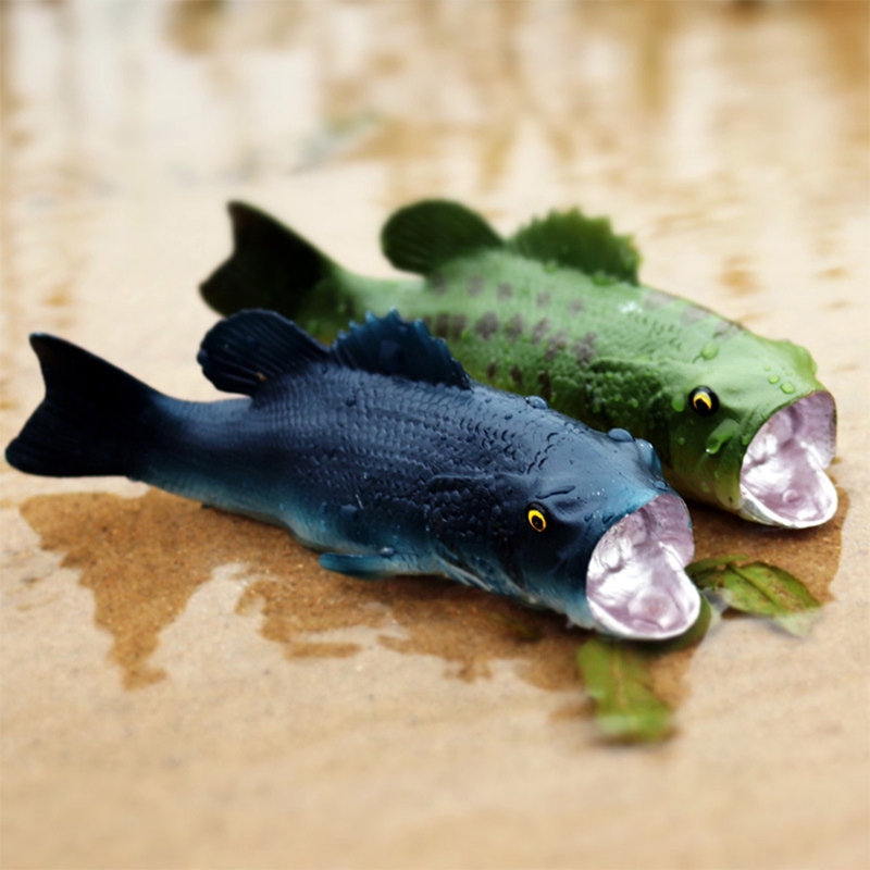 Modelo de Peixe Baixo para Decoração Artificial Realista Peixe Simulado Grande Boca W3jf 2 W3jf artificial realista peixe simulado modelo de