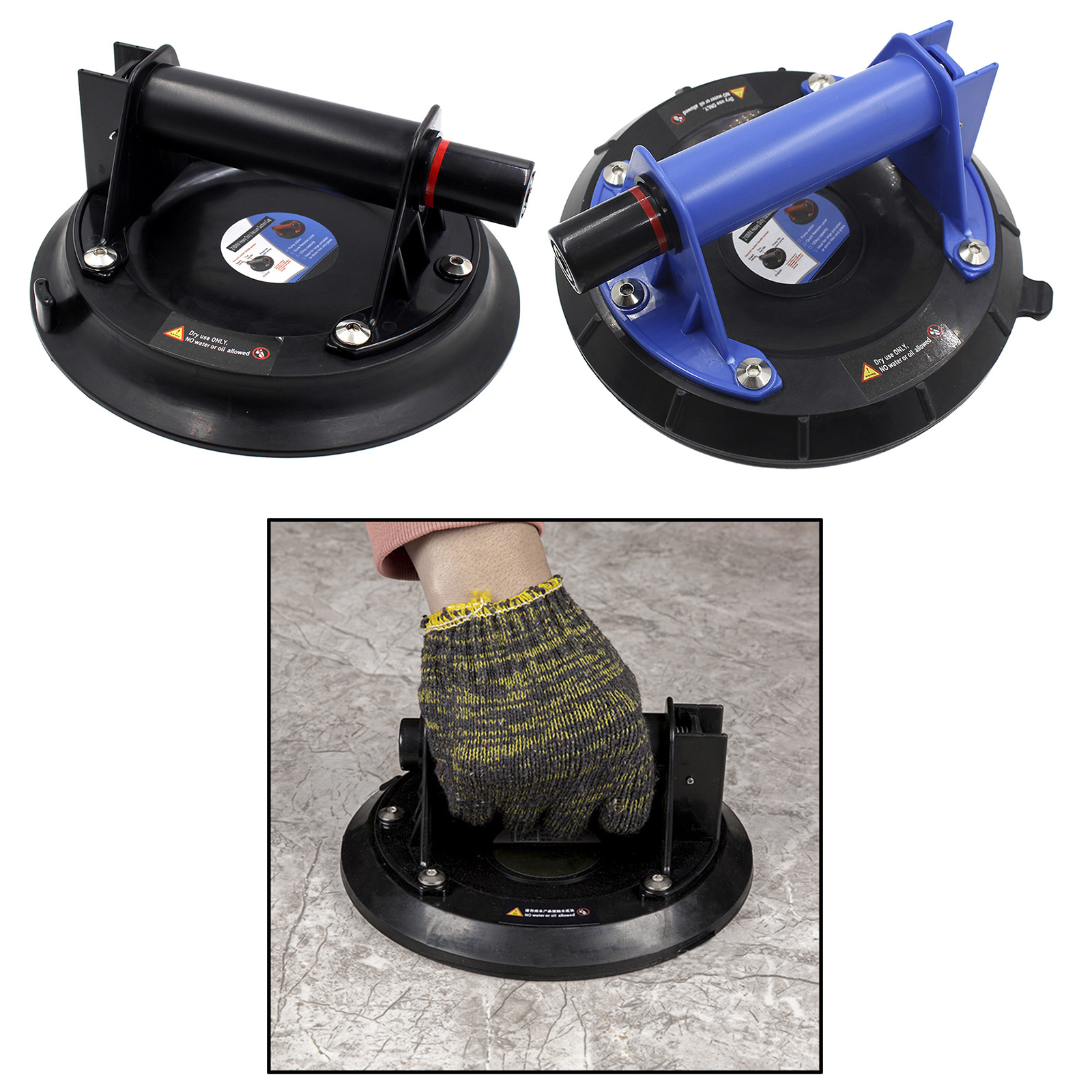 Portable Vacuum Suction Cup with 8 
