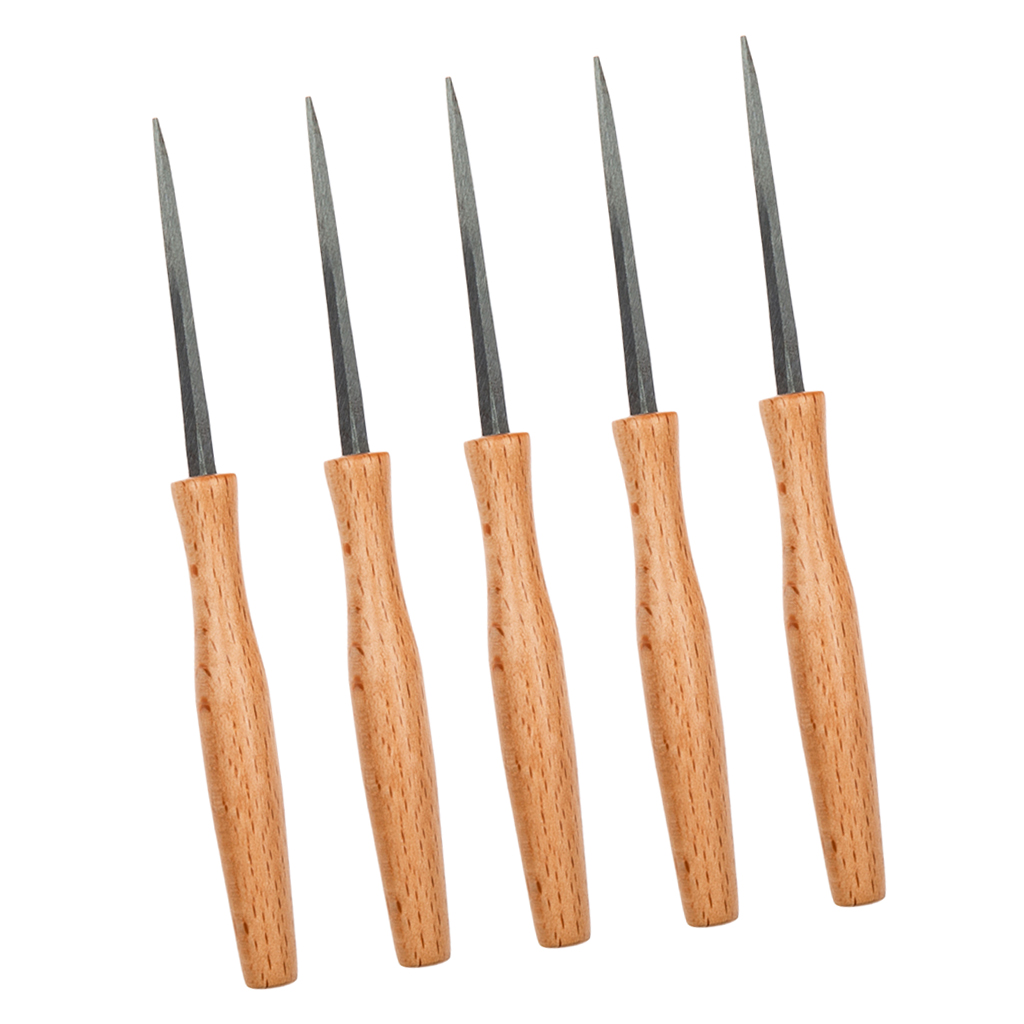 5x Piano Tuning Tool Awl String Machine Tools Maple Handle Φ1.2 Teeth