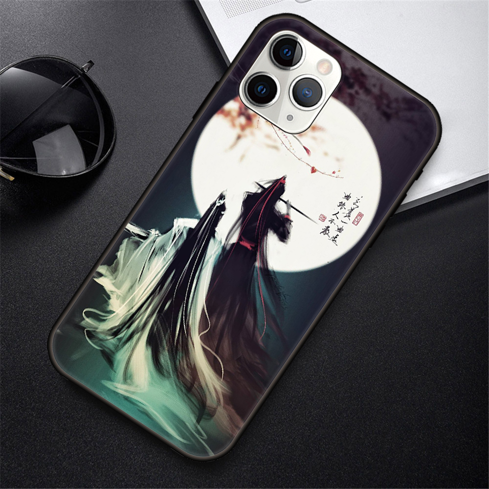 Phone Case For IPhone 12 Mini 11 Pro XR X MAX SE XS 5 6 6S 7 8 E Plus Black Cover Etui Tpu Back Silicone Hoesjes Mo Dao Zu Shi lifeproof case iphone xr