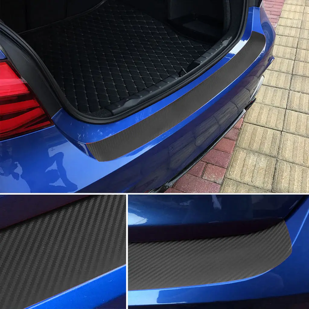 Rear Trunk Bumper Vinyl Protective Sticker Film for BMW 3 Series