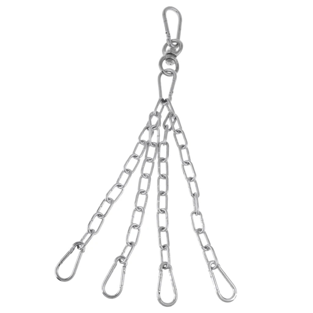 4 Strand Hanging Steel Chains & Swivel MMA,Boxing Heavy Duty Punch Bag Chain R 