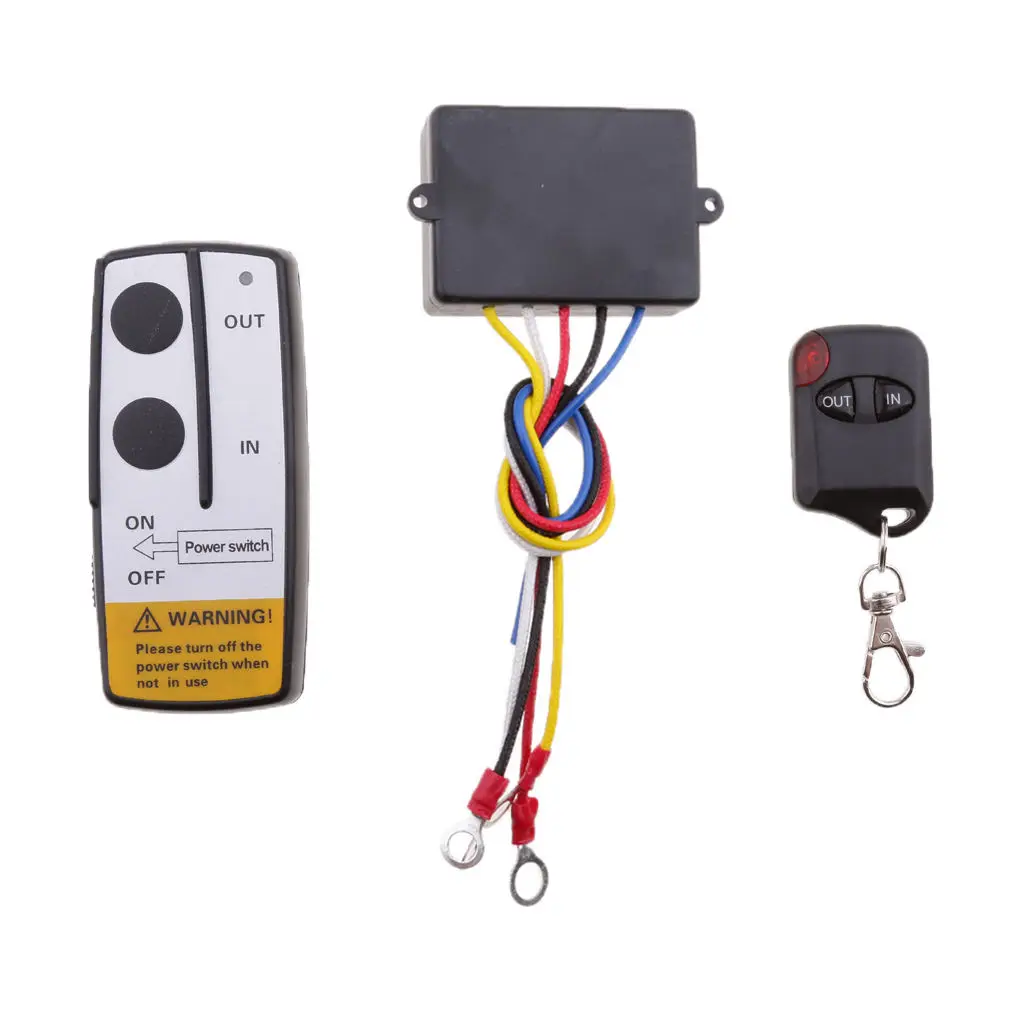 50ft 12V Wireless Winch Remote Control Kit Switch for Truck ATV SUV 