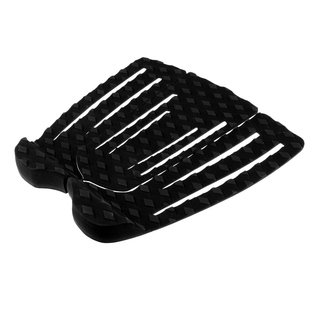 MagiDeal 3 Pieces Non-Skid Surfboard Traction Pad Skimboard Tail Pad for Paddleboard Longboard Paddleboard Shortboard Mat Gear