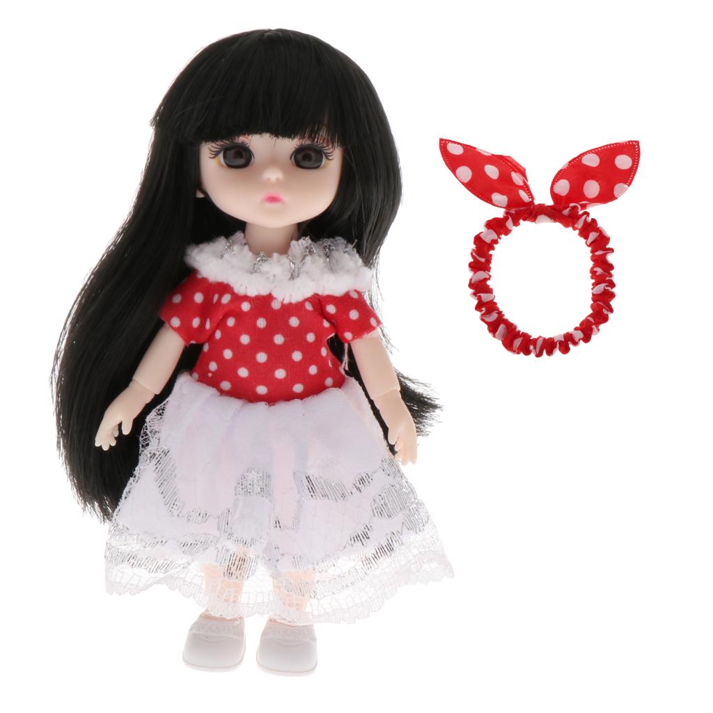 1/12Scale Ball Jointed ob11 Doll Articulated Collector Doll Fully Poseable