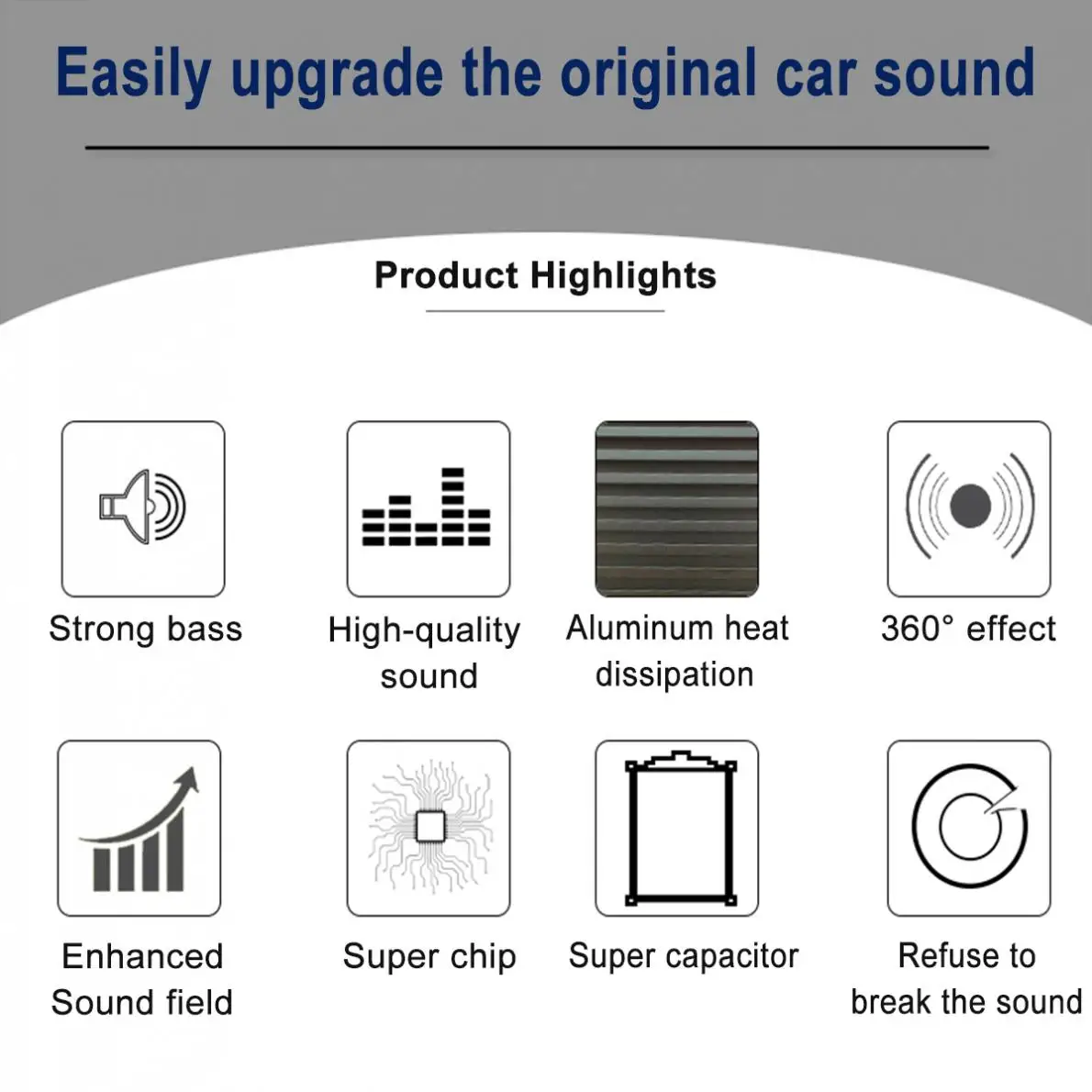 Car audio amplifier board