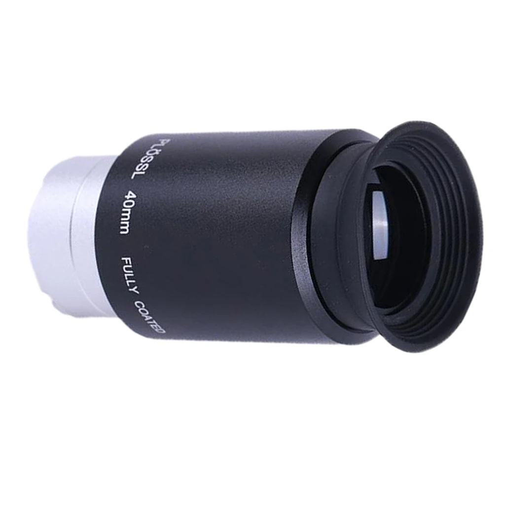 40mm 1.25inch Plossl Telescope Eyepiece Lens - 4-element Plossl Design - Threaded for Standard 1.25inch Astronomy Filters
