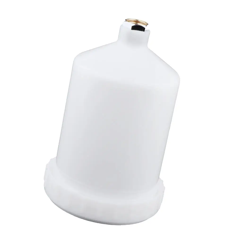 Plastic Paint Air Gravity Feed Sprayer Pot Internal Braces Cup Tools 600ML Air Tool Parts and Accessories