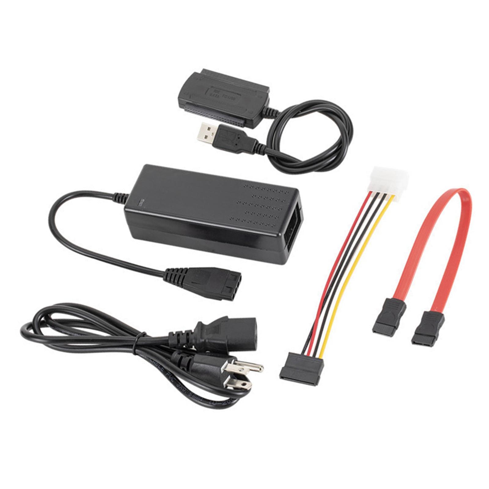 USB to SATA Cable USB to IDE Slim Computer Hard Disk Drive Adapter Transfer Cable Kit HDD SSD 3.5 2.5 inch High Speed Laptop US