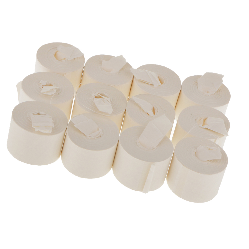 Pack Of 12pcs White Magical Magic Mouth Coils Magician Trick Props Show Tool