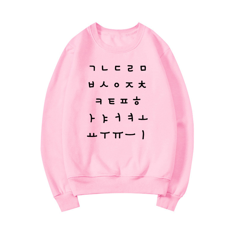 moda coreana hoodies mulher crewneck moletom para kpop e kdrama fãs