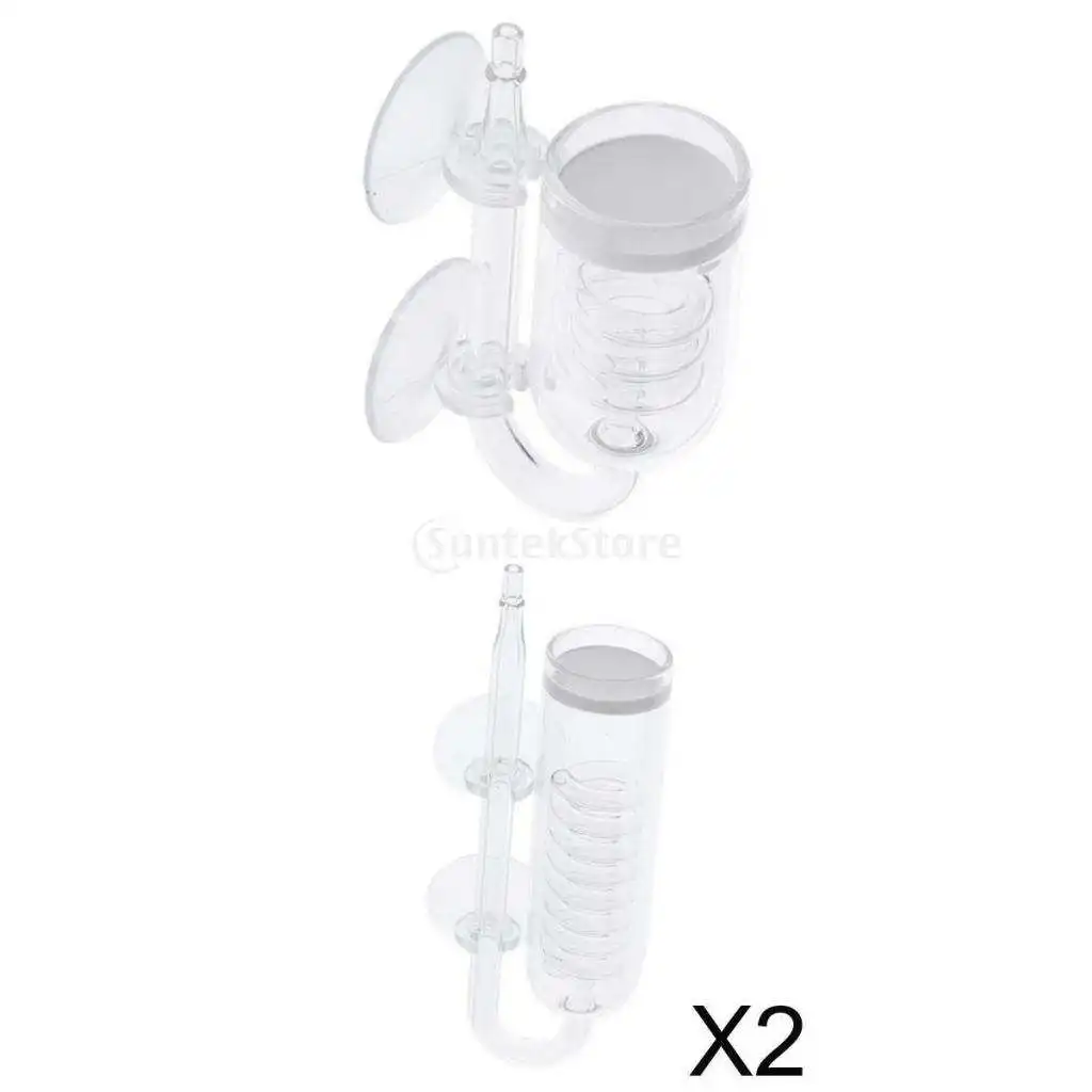 3x Fish Tank CO2 Diffuser for Aquarium 28 gallons-8 spins 3 spins