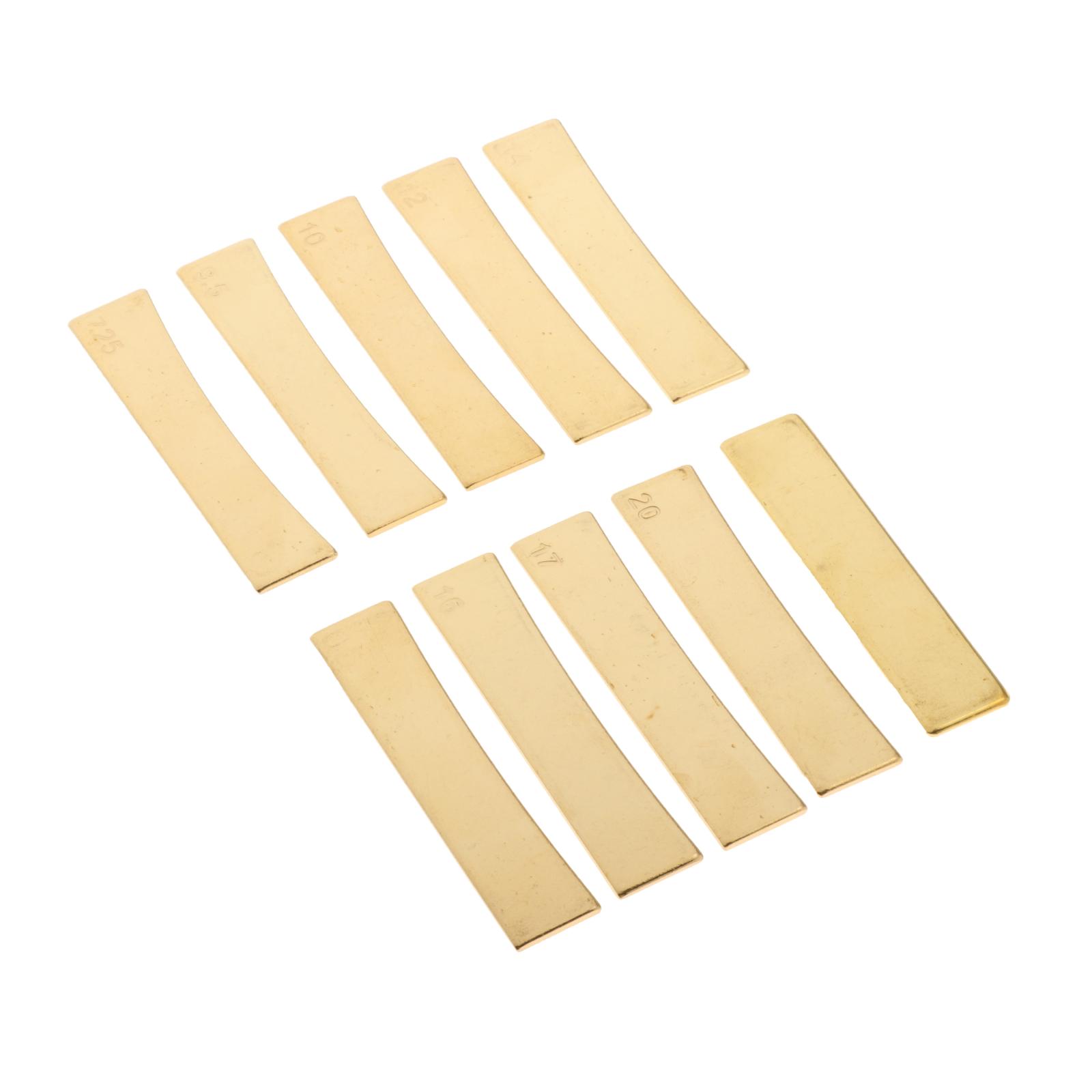 10 Pack Brass  Guitar Fretboard Fret Press Inserts for Guitar