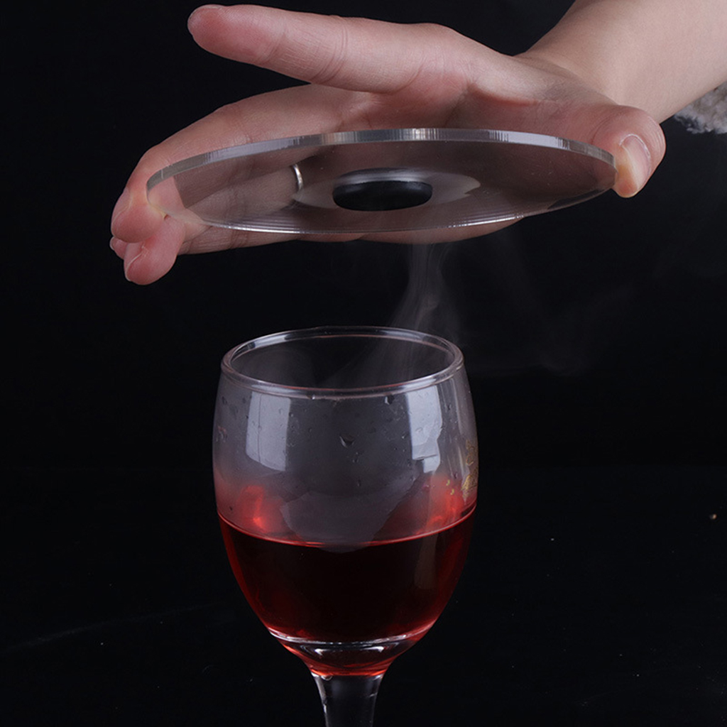 Smoking Gun Cup Cover for Cocktail Drinks Smoking Smoke Infuser Lids Easily Make Bartender & Exciting Smoky Cocktails