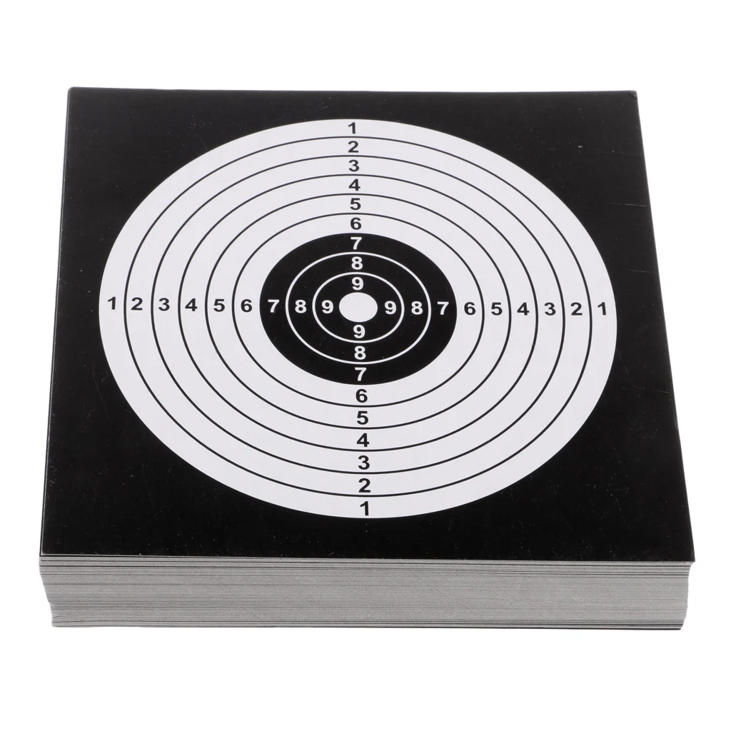 100x 14x14cm Adhesive Shooting  Stickers for Hunting Practice