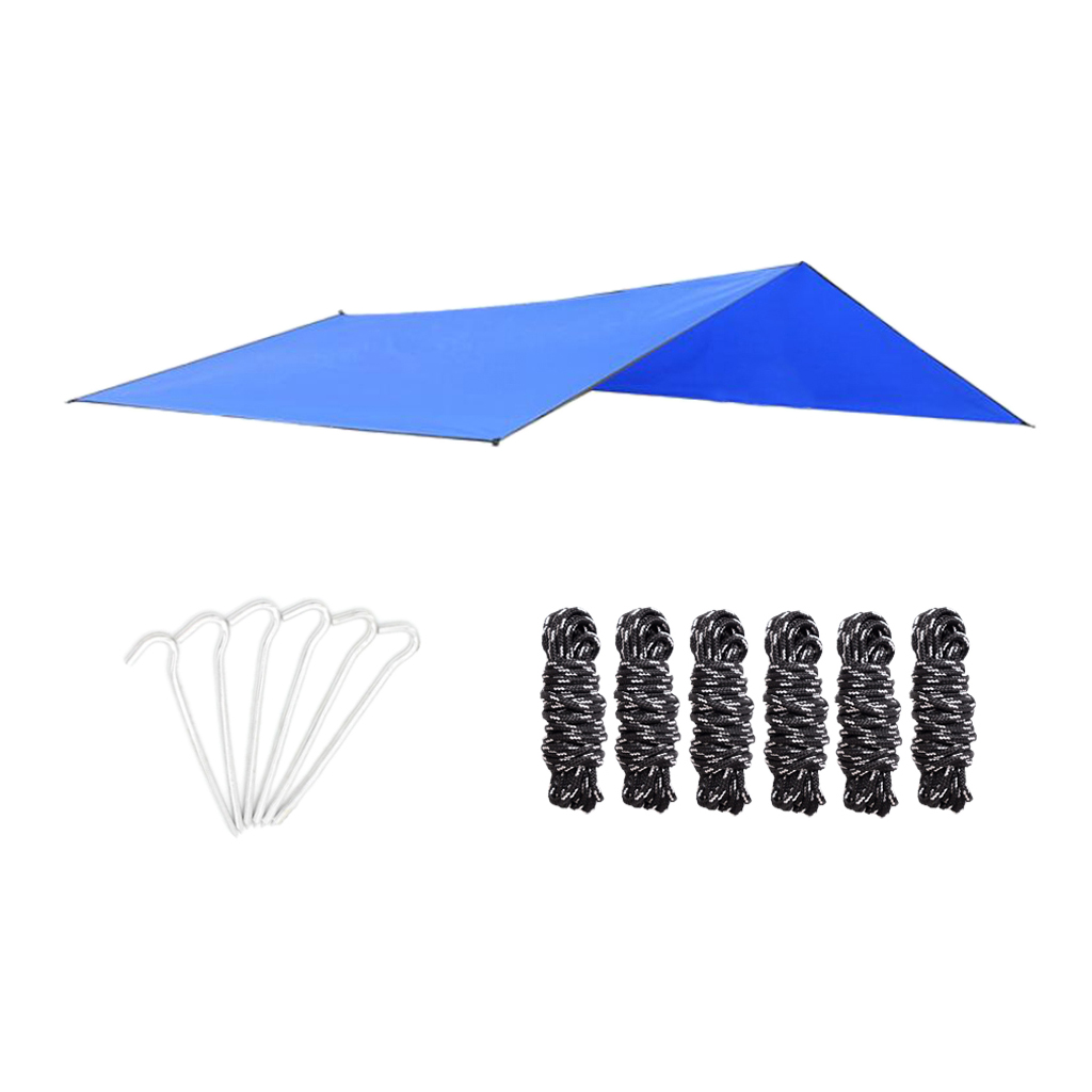Hammock Tarp- 10x9.7ft Rain Fly for Extreme Waterproof Protection Large Canopy Portable Shelter for Camping Hammock Or Tent