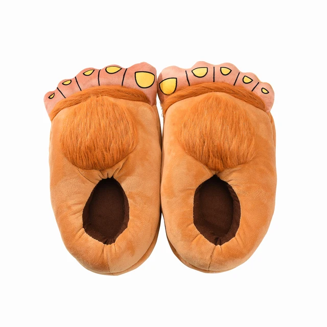 Bigfoot Furry Monster Novelty Slippers,furry Monster Adventure Slippers  Comfortable Warm Hobbit Foot Slippers For Adults (2-b-b) | Fruugo NO