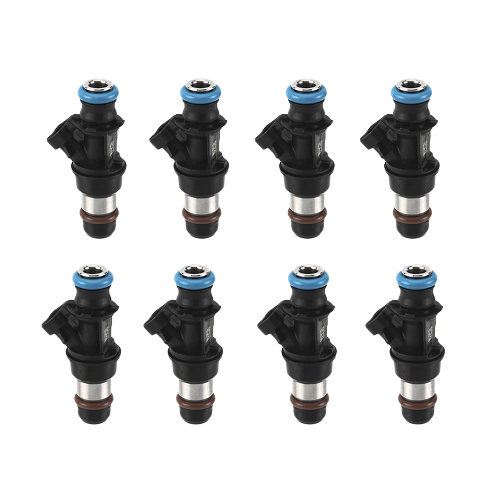 8Pcs Fuel Injector 2 Holes 4.8L 5.3L 6.0L Engine for 2001-2007 Chevy Suburban Sierra Yukon 17113698 17113553 FJ315