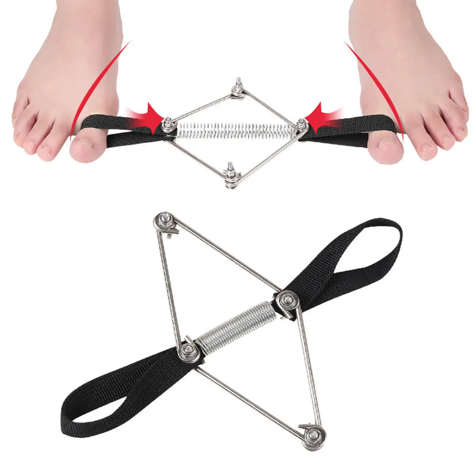 Bunion Corrector Elastic Toe Straightener Toe Exerciser for Hammer Toes Yoga Wellness Use for Women Men Use Pilates Method
