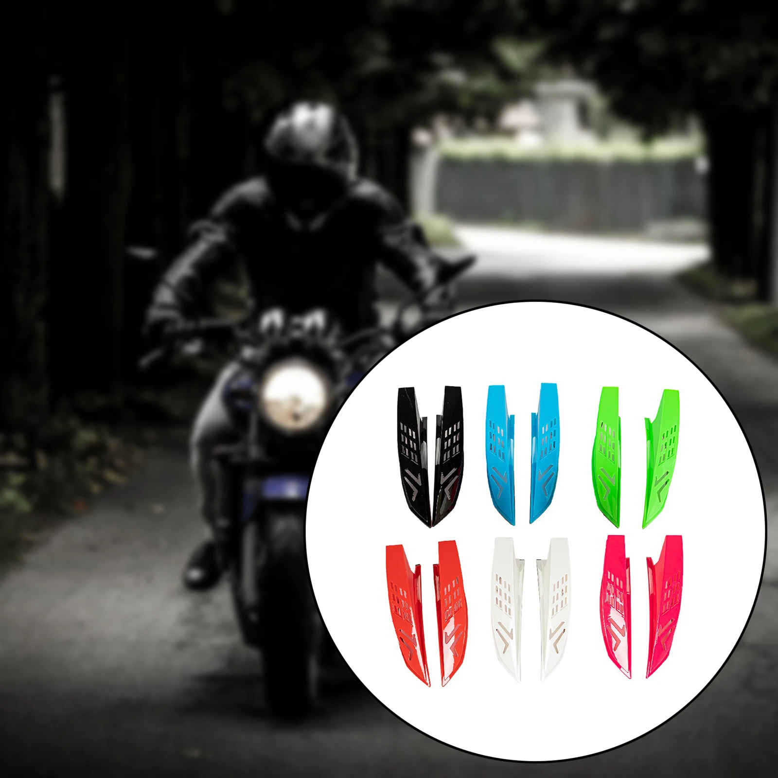 Plastic Motorcycle Helmet Ears Horns Protective Decorative Stylish Motorbike Accessories Strong Adhesive Decor Parts