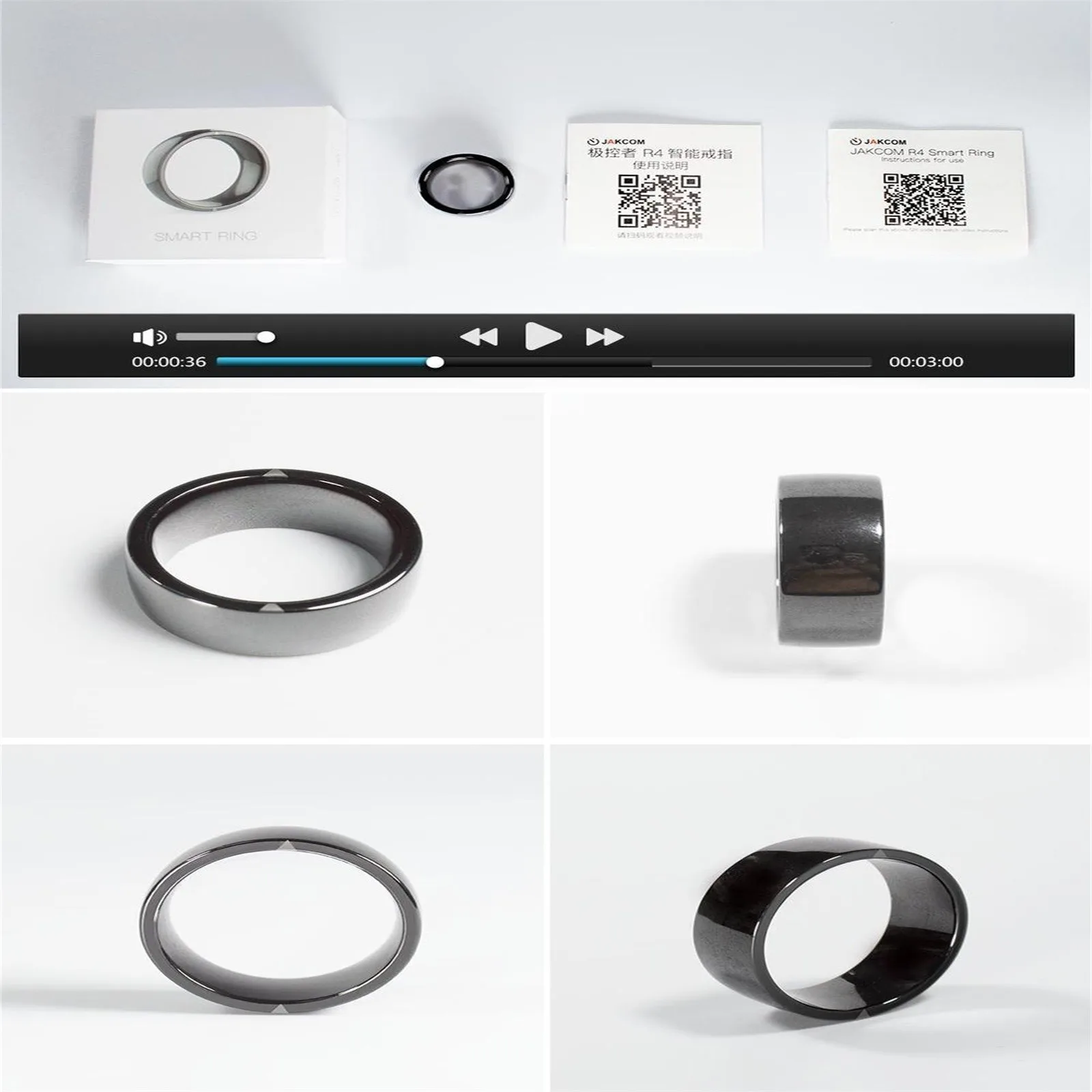 R4 Smart Ring waterproof dust-proof fall-proof for NFC Electronics Mobile IOS Android Smartphone wearable magic ring Smart Ring