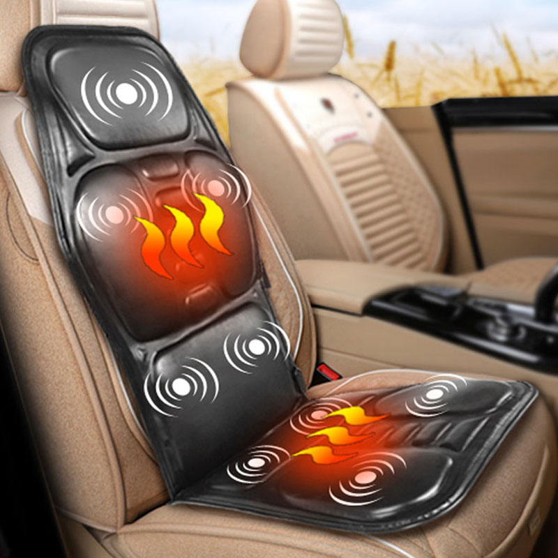 Best of Portable Electric 9 Motor Heating Vibrating Back Chair In Cussion Car Massager Home Office Lumbar Neck Mattress Pain Relief Mat Reviews & Tips