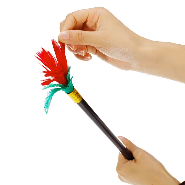 1Pc Comedy Flower Stick Magic Trick for Magician Clown Children Kids Stage Show Performance Prop Toy