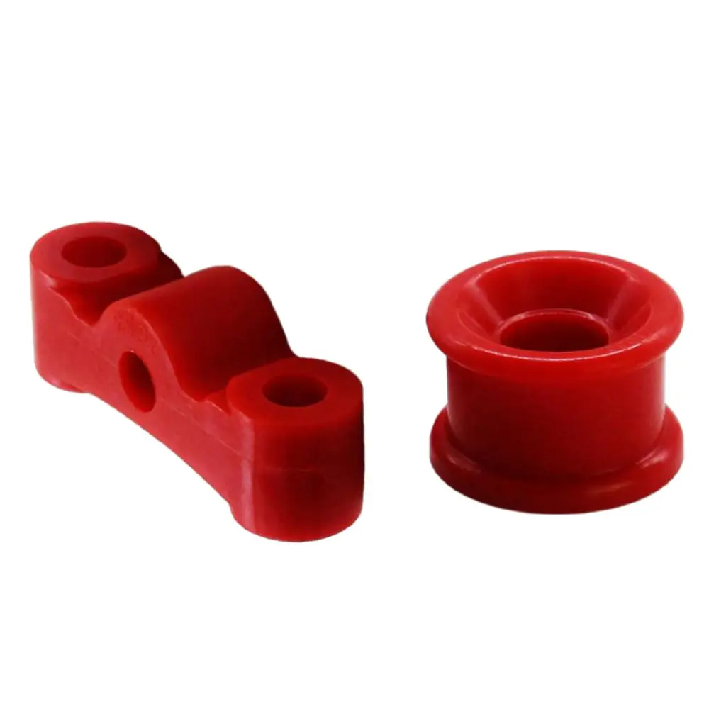 2 Pieces er Bushing Kit Car Gear Stick er Knob  Lever for Honda CIVIC B16 B18 1988-2000 Red