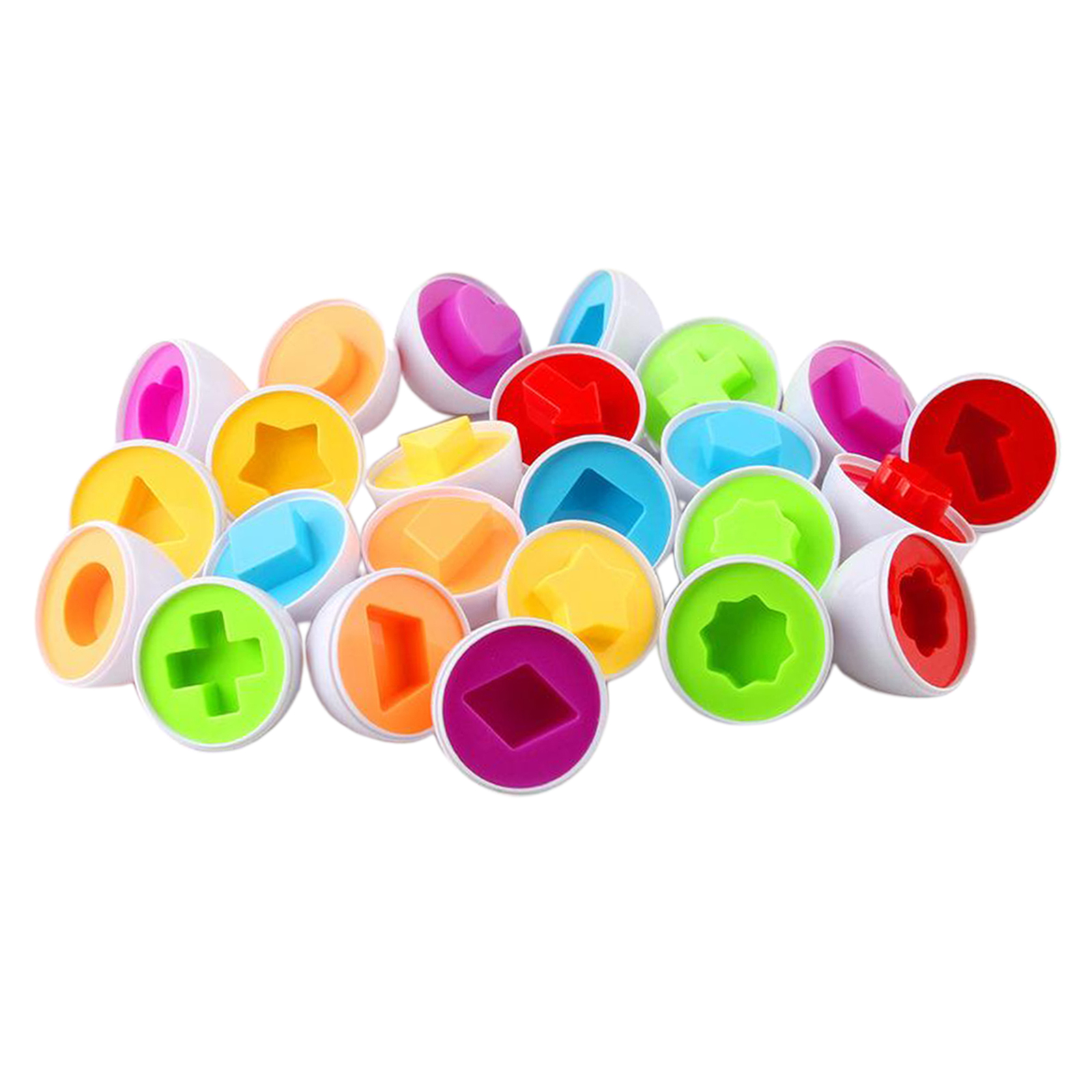 12pcs/set Matching Eggs Shape Sorting & Color Recoginition   Toys