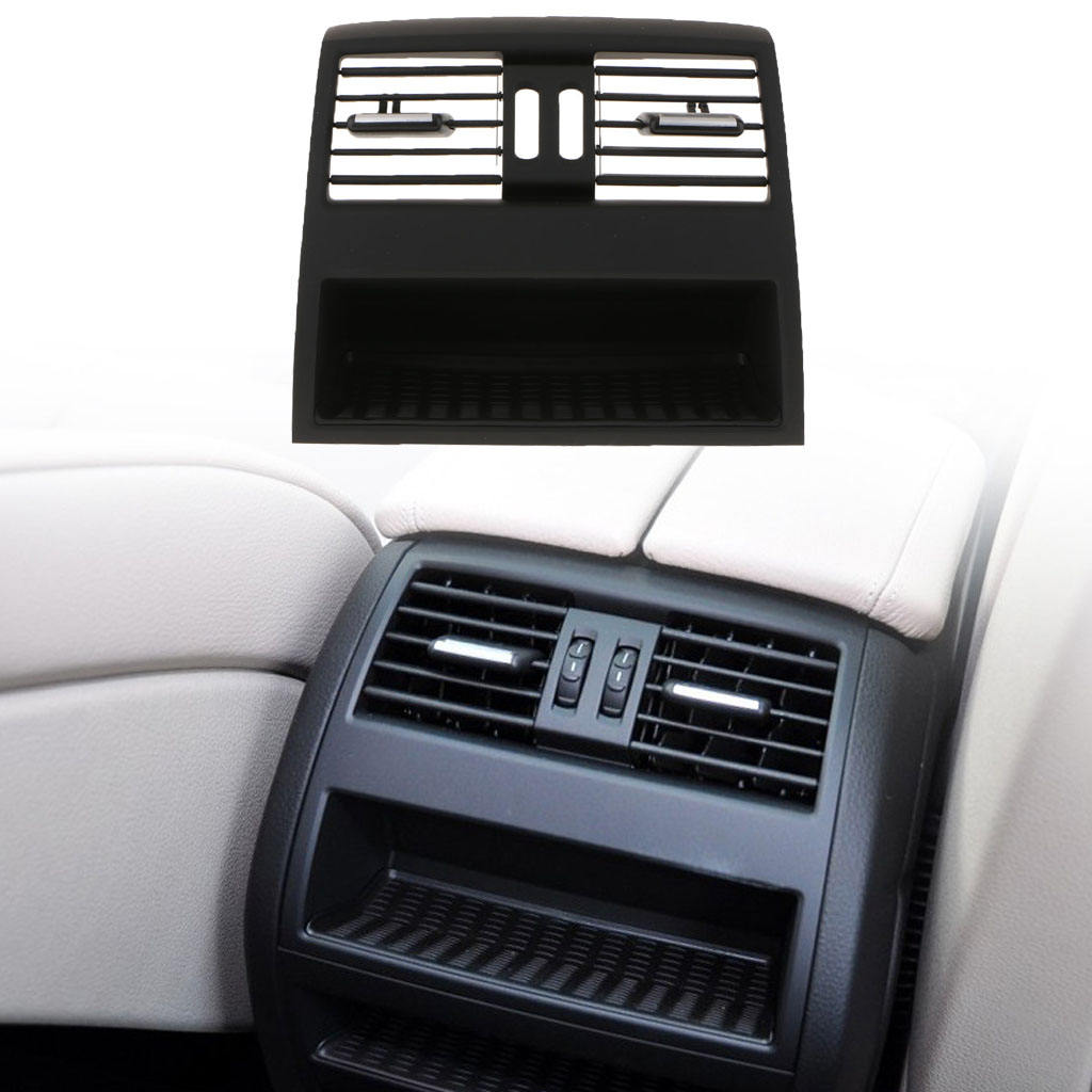 Car Rear Center Console Fresh Air Outlet Vent Grille Cover for  Series 5 F10 F11 None Button Automotive Replacements