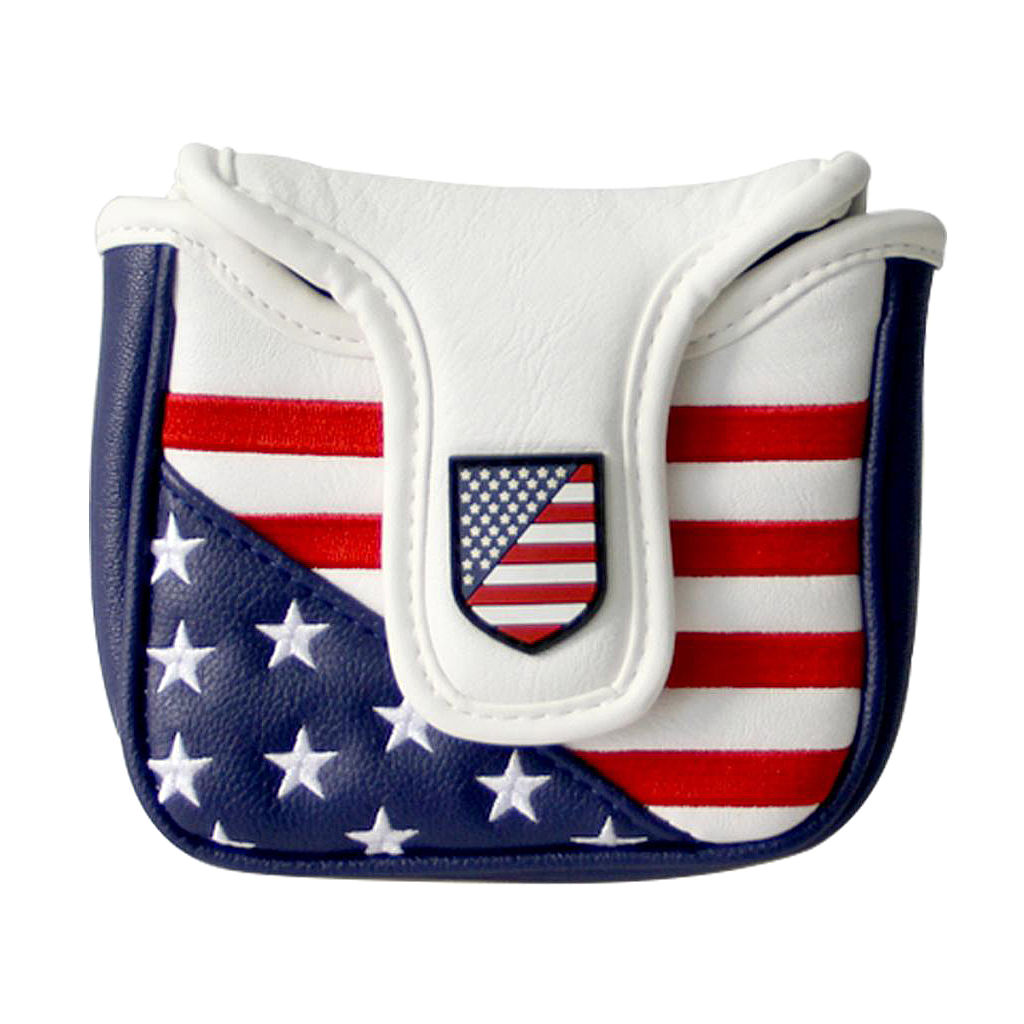 Durable Golf Club Head Cover Square Magnetic Center Putter Headcover Guard