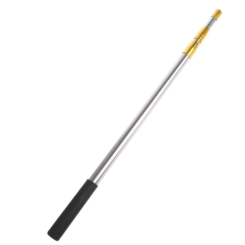 Head Ring Prong Spear Harpoon Rod Fish Dip Net Telescopic Bar Pole 1.5/1.7/1.9m