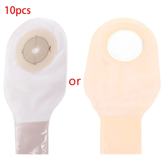 10pcs/lot 20-65mm Economical One Pcs Closed Colostomy Bags One-piece System  Portable Stoma Care Bag Without Drainage Daily Pouch - AliExpress