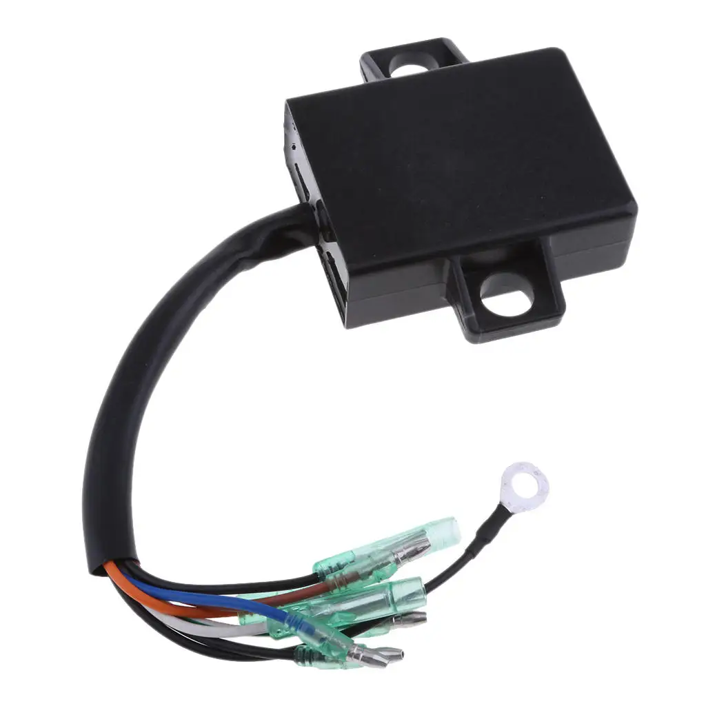 Black CDI Igniter Coil Box for  Outboard 15 Horsepower 2 Stroke Engine