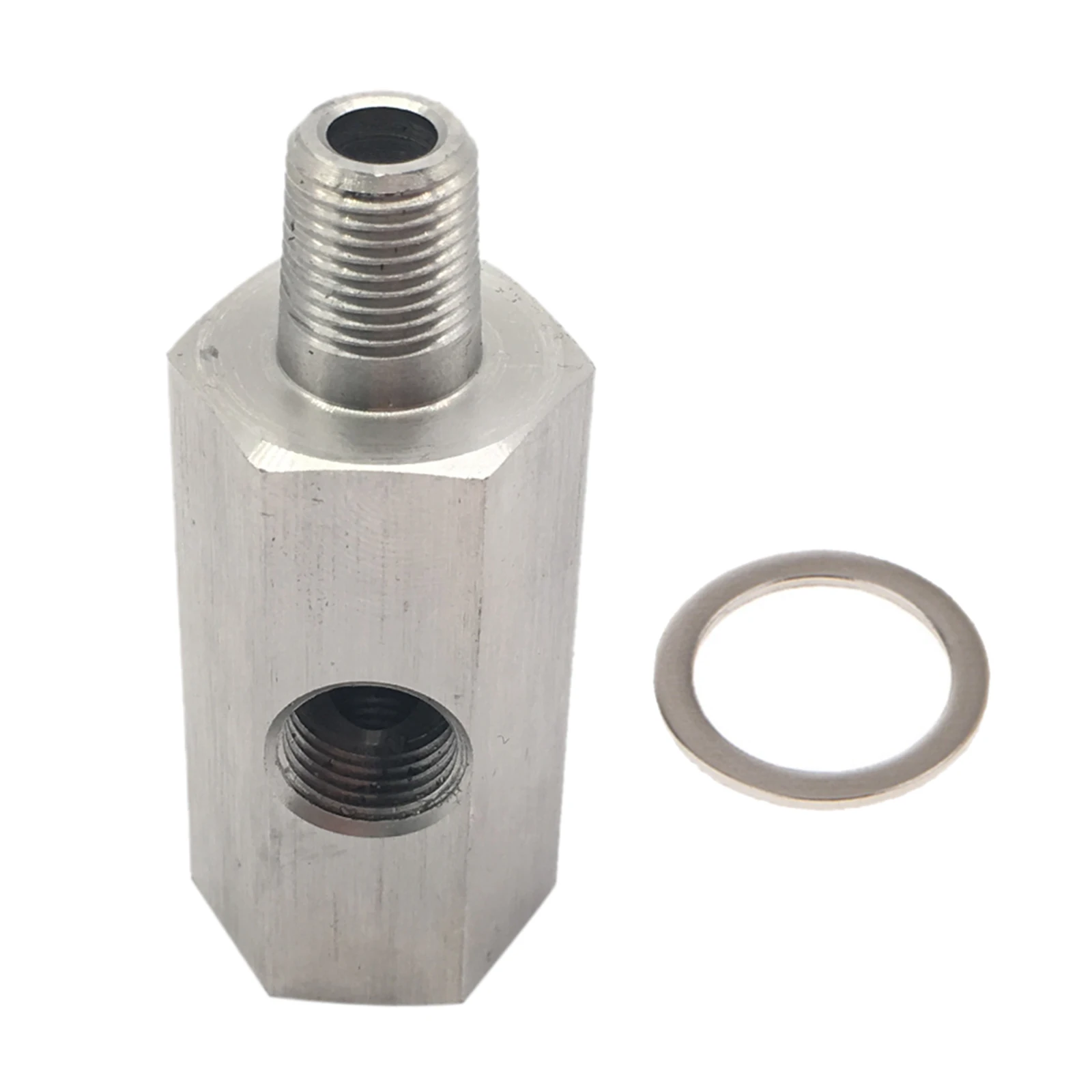 1/8` Oil Pressure Sensor Tee Sturdy Portable for NPT Adapter Turbo Supply Feed