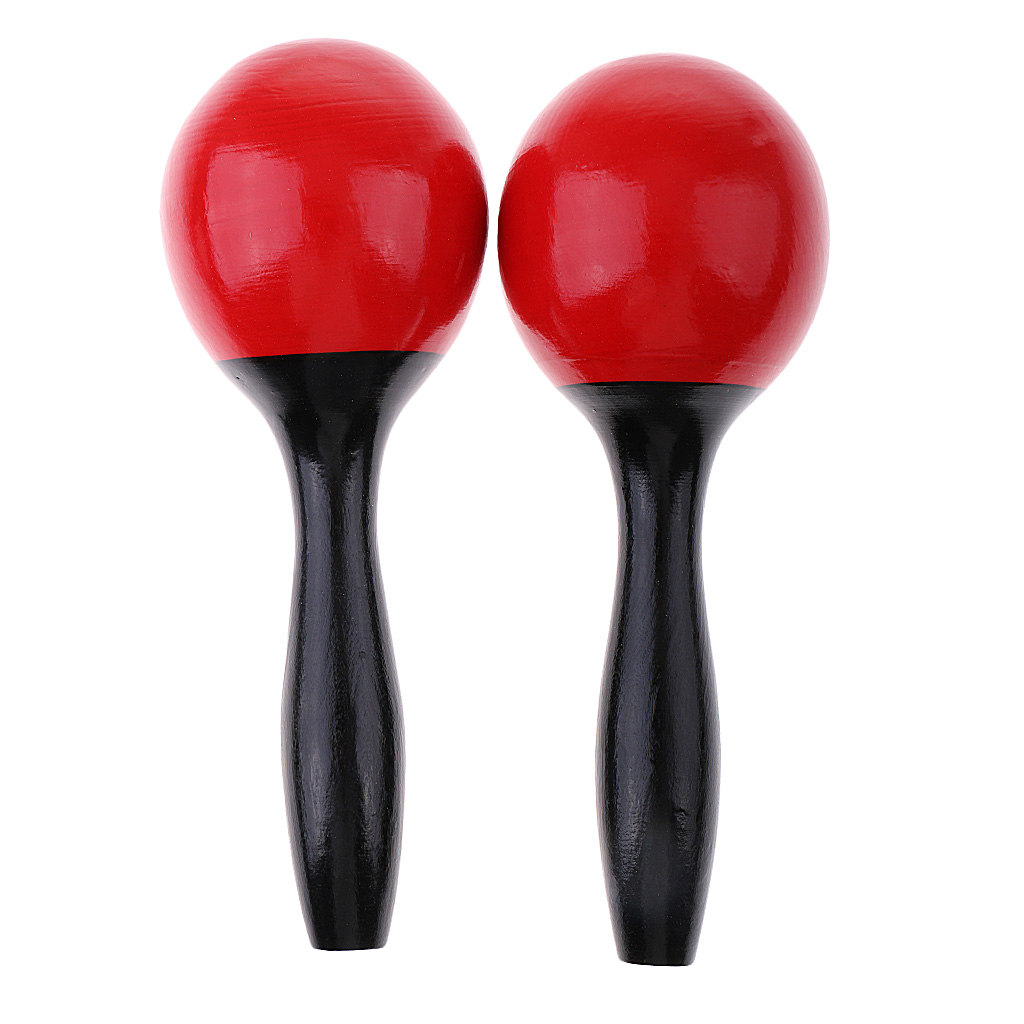 1 Pair Maraca Hand Shaker Kids Baby Toddlers Musical Toys Birthday Holiday Gift Party Favor