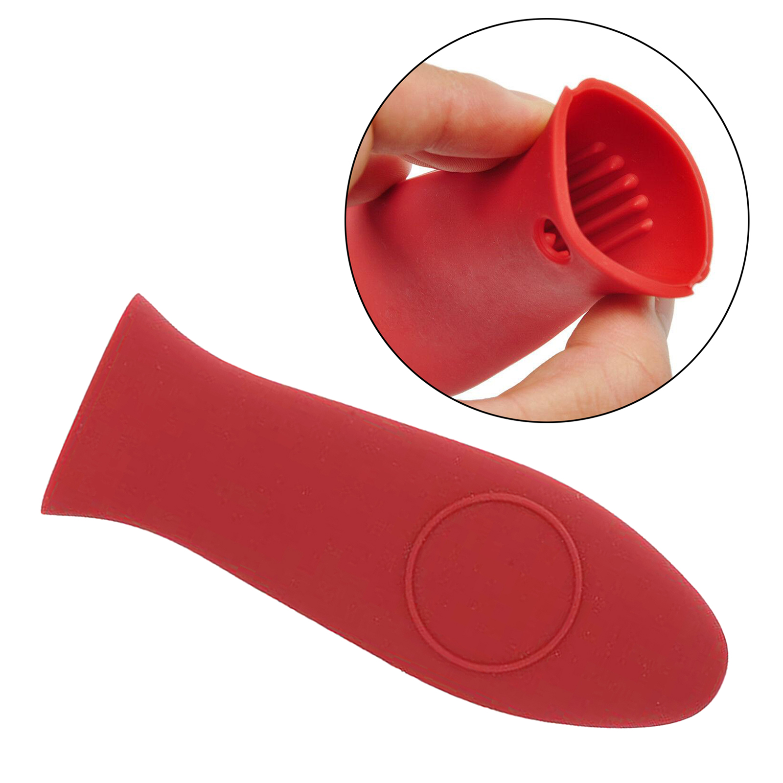 Silicone Hot Handle Holder Cast Iron Skillet Handle Cover Assist Pan Handle Sleeve Pot Holders for Frying Pans