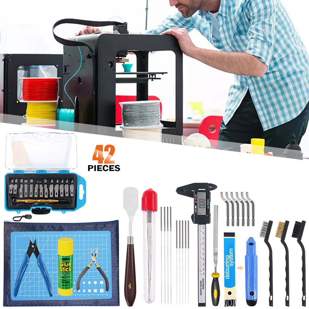 42XS 3D Printer Tools Kit DIY Cleaning and Disassembly Digital caliper Printing Accessories for Art Cutting Precision Carving