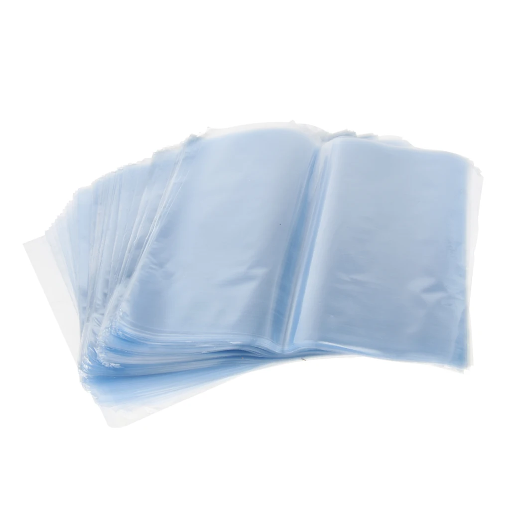 Heat Shrink Wrap Films Bags Sealing Packaging for Handmade Soaps Candles Jars Small Gifts  5.9 x 6.3 inch, 200 Pieces