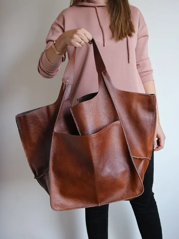 Women Shoulder Bag Tote Bags Luxury Handbag Soft PU Leather Fashion Large Capacity Bags 