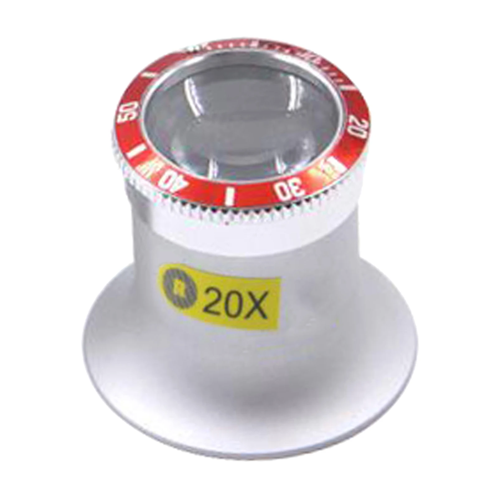 Jeweler Watch Magnifier Tool 5X 10X 20X Portable Monocular Magnifying Glass Loupe Lens for Eye Magnifier Len Repair Kit