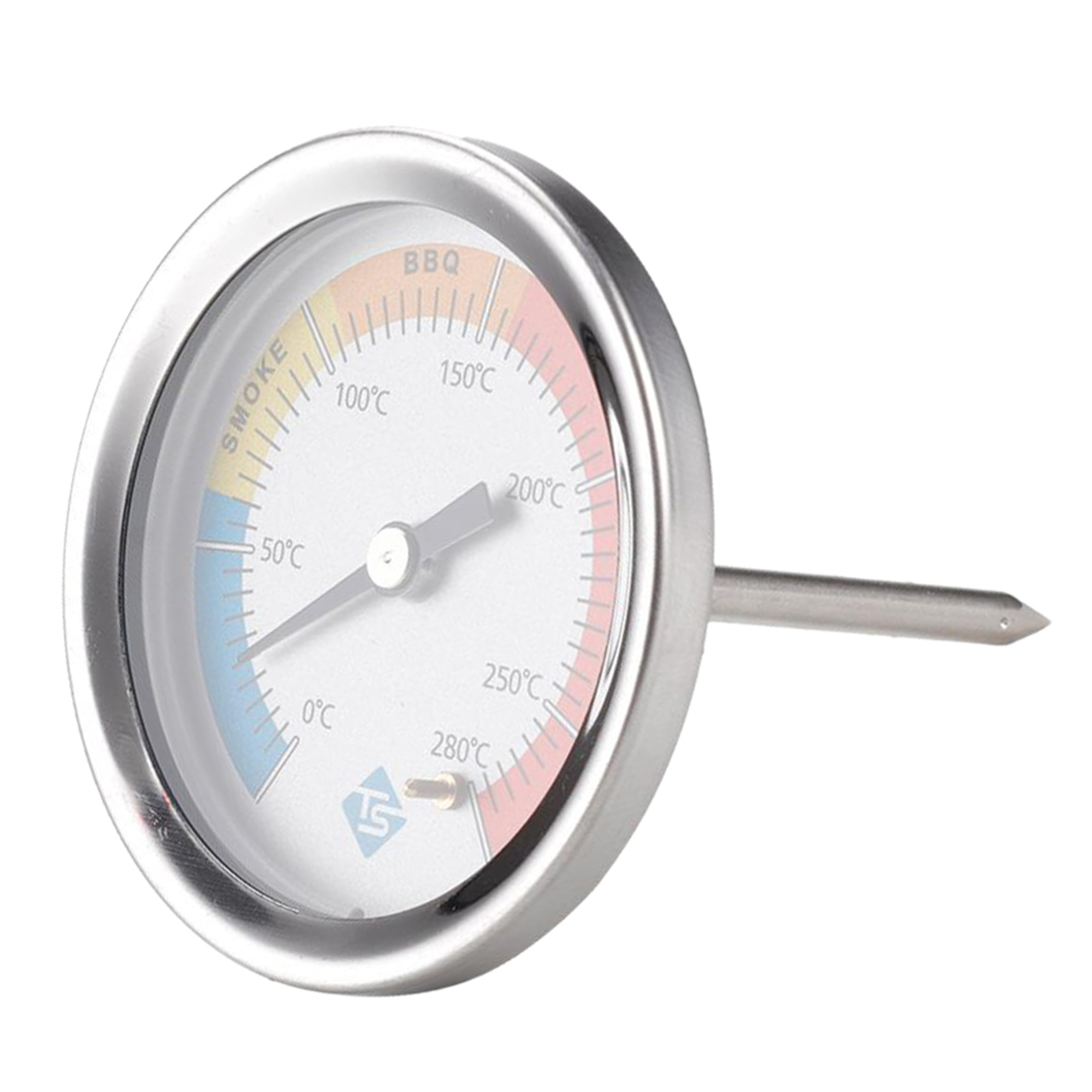 Stainless Steel Thermometer Measure Grill Temperature for Oven Kitchen