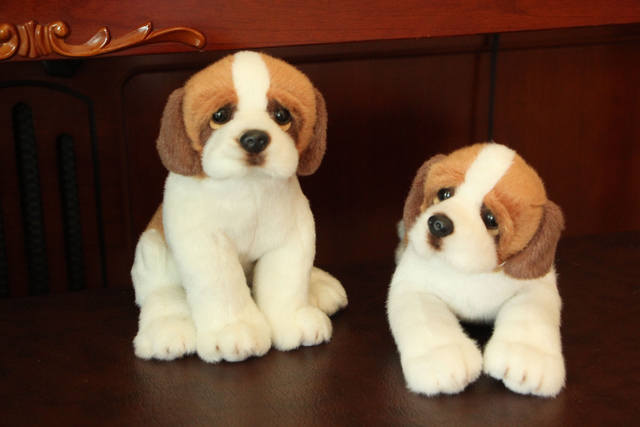 Plush Toy Dog New Bernard Doll Cute Swiss Saint Bernard Simulation Dog Stuffed Plush Animals AliExpress