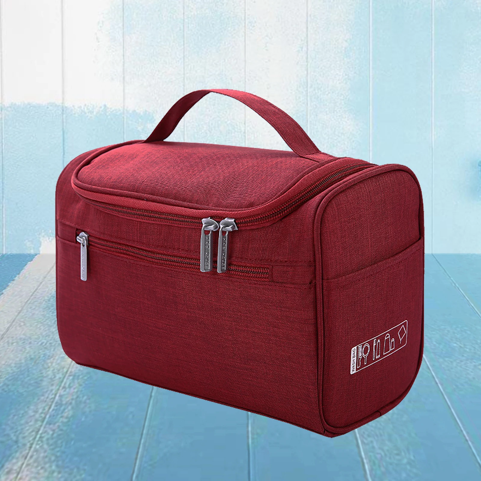 ing Toiletry Bag Travel Cosmetic Organizer Shower Bathroom Bag for Men Women Water-Resistant