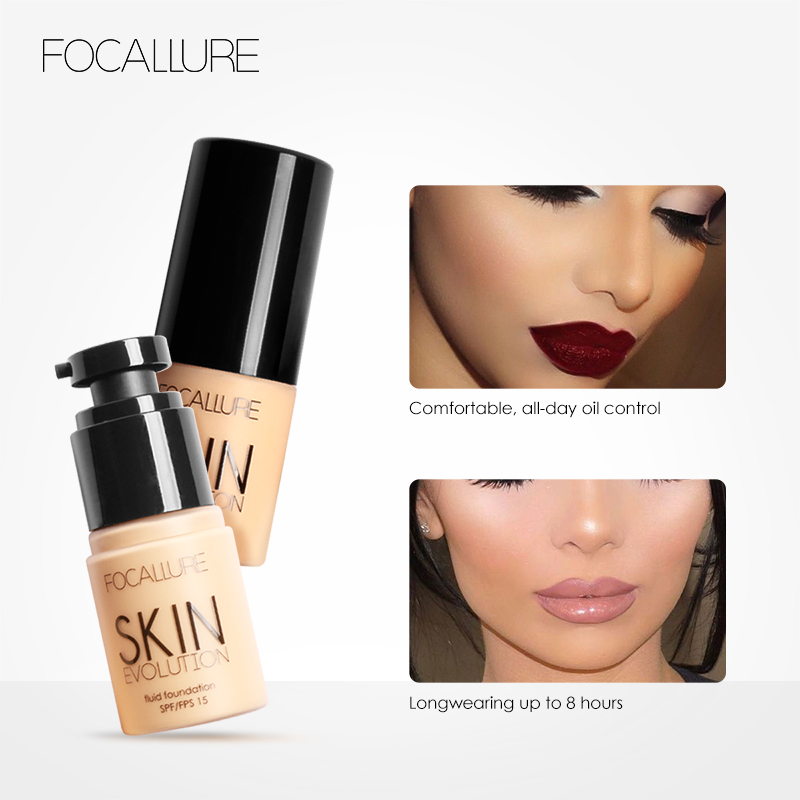 Best of Wholesale FOCALLURE Face Makeup Foundation Makeup Base Liquid Foundation Concealer Whitening Moisturizer Oil-control Cosmetics Reviews & Tips - Image 3