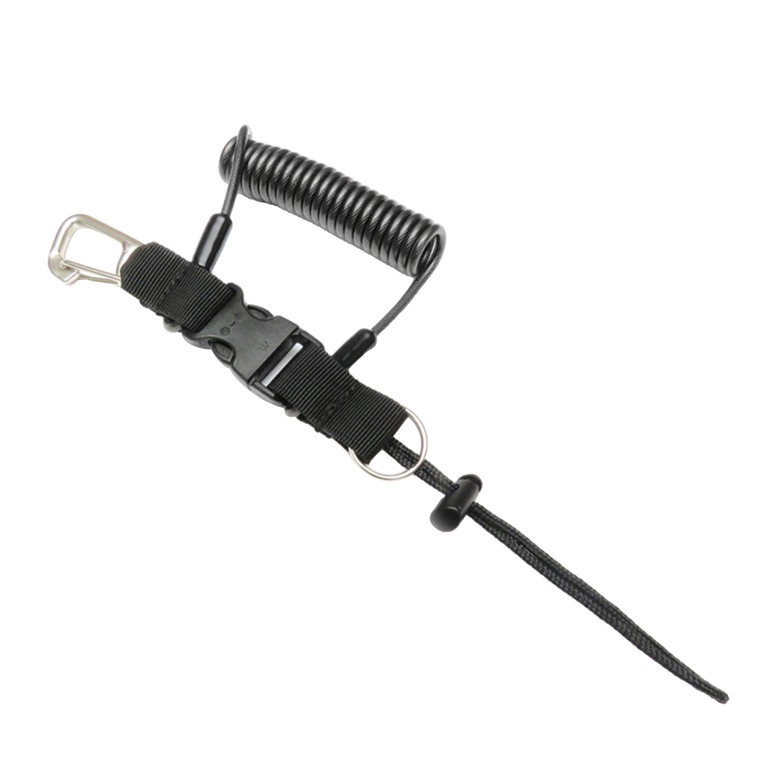 Scuba Dive Coil Camera Lanyard with Quick-Release Buckles for Camera Diving Camera Anti Lost Rope for Underwater Diving Tool