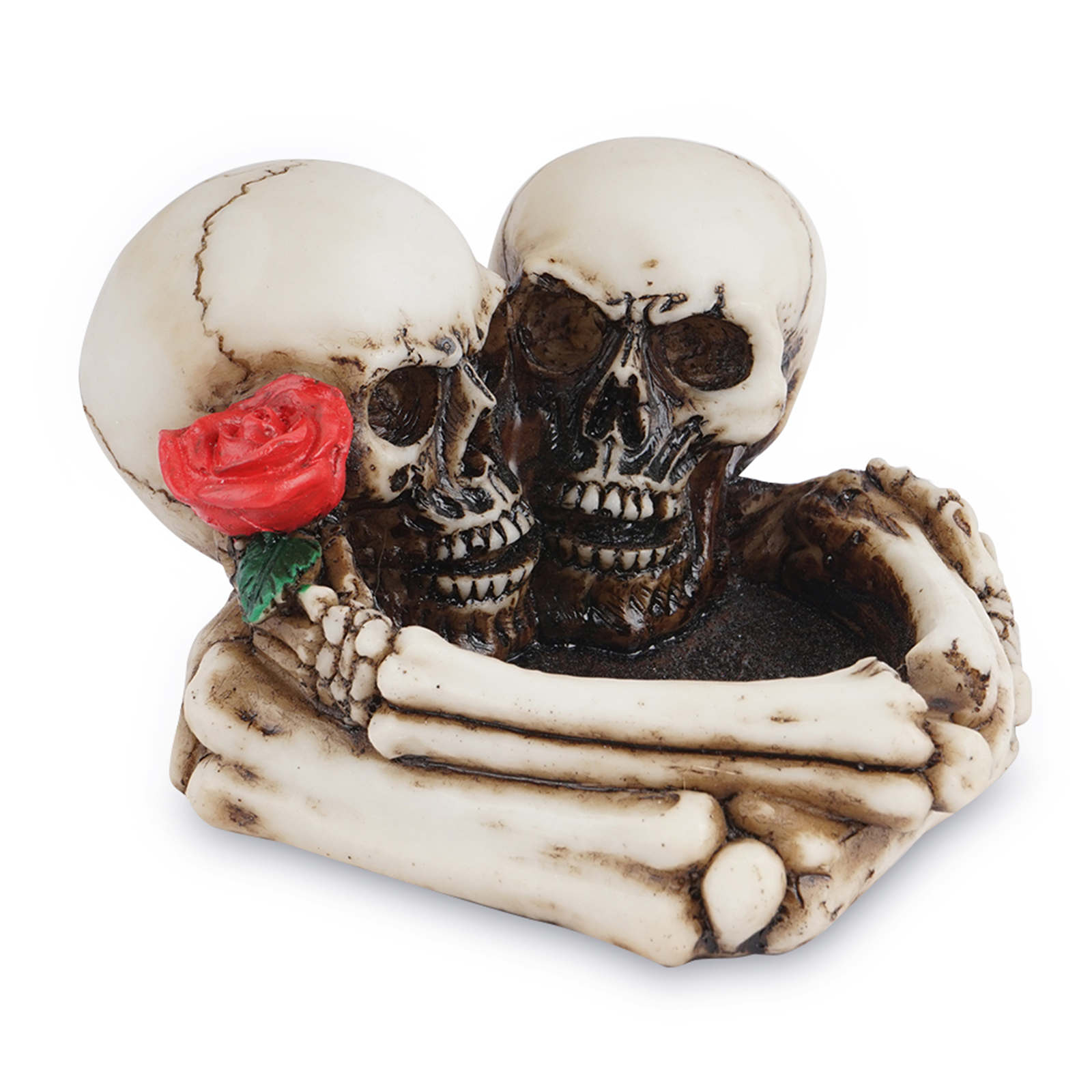 Portable Skull Shape Cigarette Cigar Ashtray Ash Tray Holder Decor Gothic
