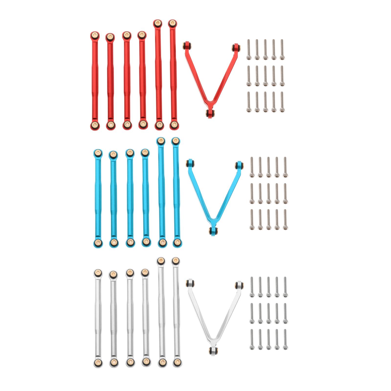 Aluminum Link Set for Axial SCX24 AXI90081 1:24 Scale Buggy Car Replacement