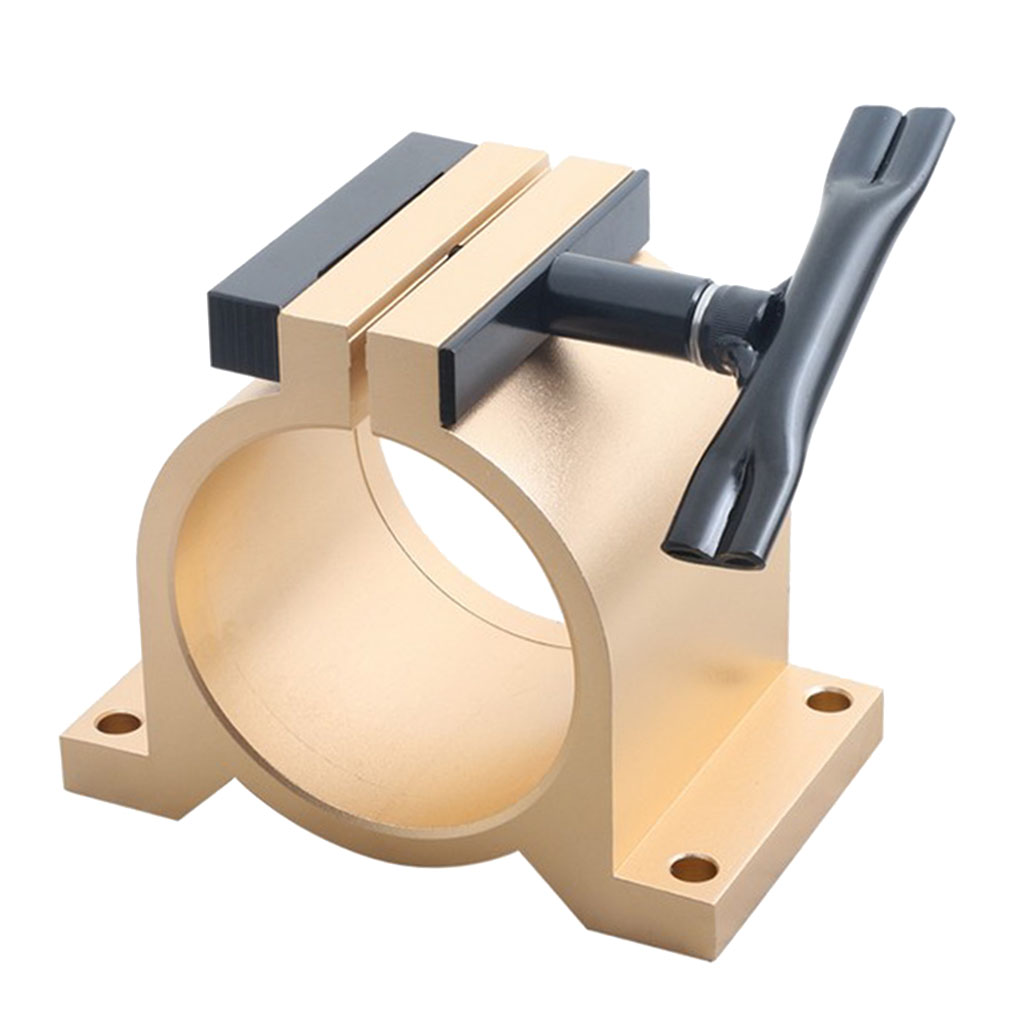 80mm Diameter Spindle Motor Mount Fixture Bracket Clamp for CNC Router Accs