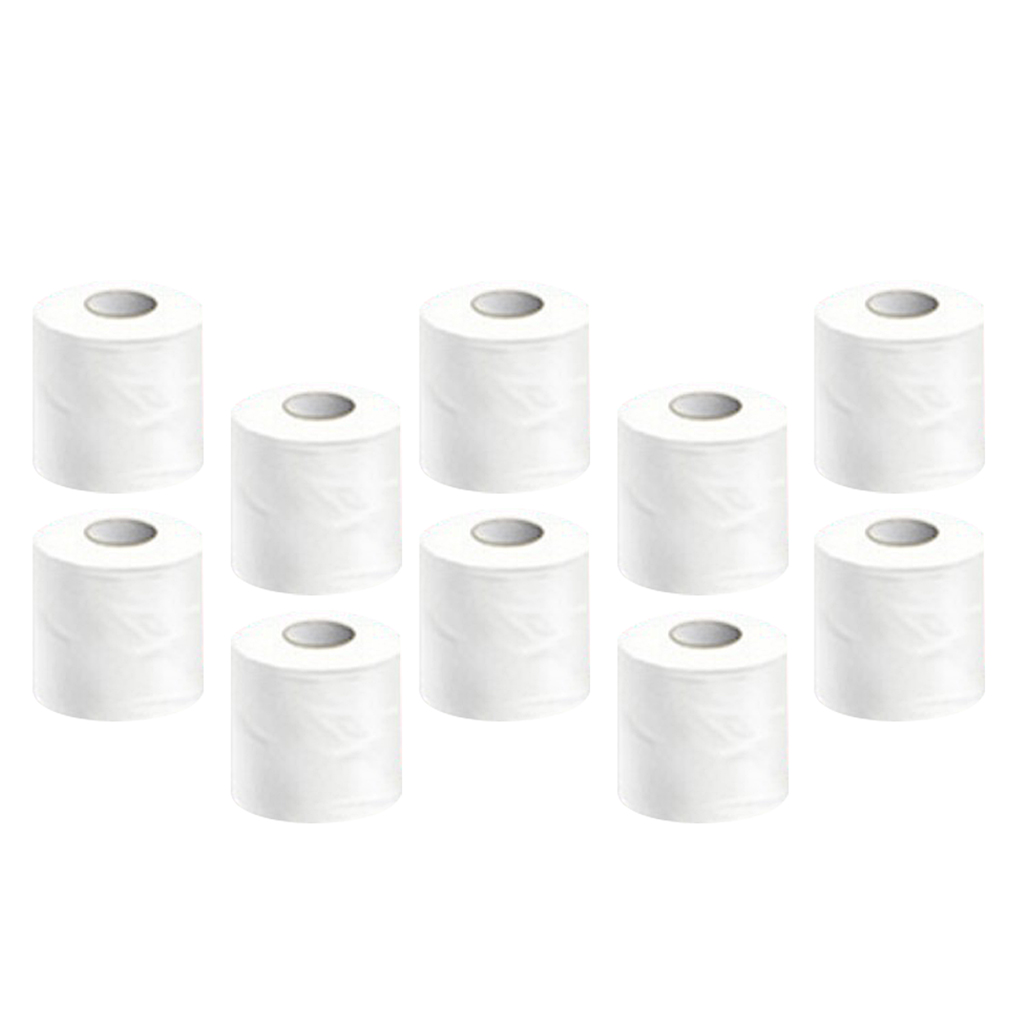 10 Rolls Comfortable 4 Ply Soft Professional Series Toilet Paper, Soft, Strong and Highly Absorbent Toilet Tissue Roll